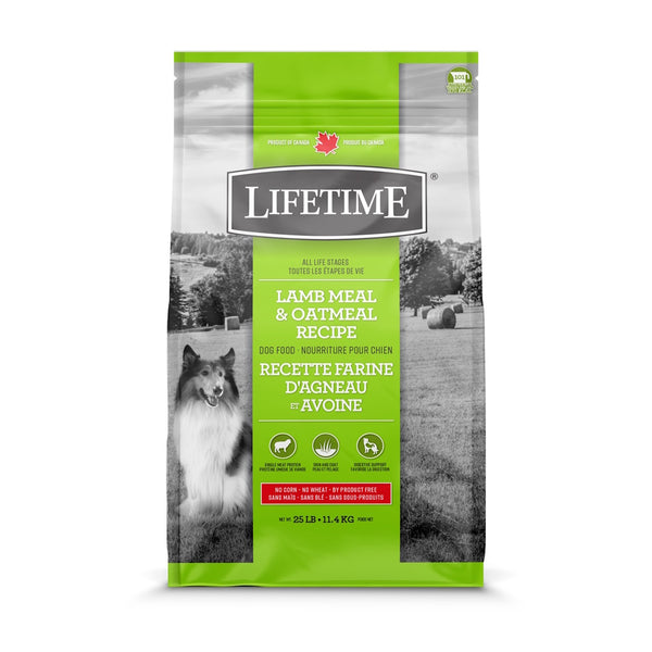 Nourriture pour chien, agneau/avoine