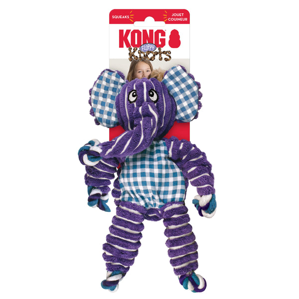 Jouet en peluche pour chien « Floppy Knots » Éléphant moyen/grand