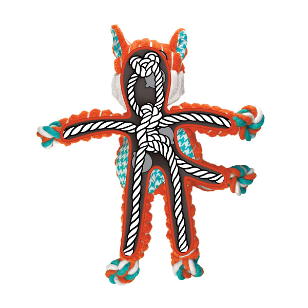 Jouet en peluche pour chien « Floppy Knots » Renard