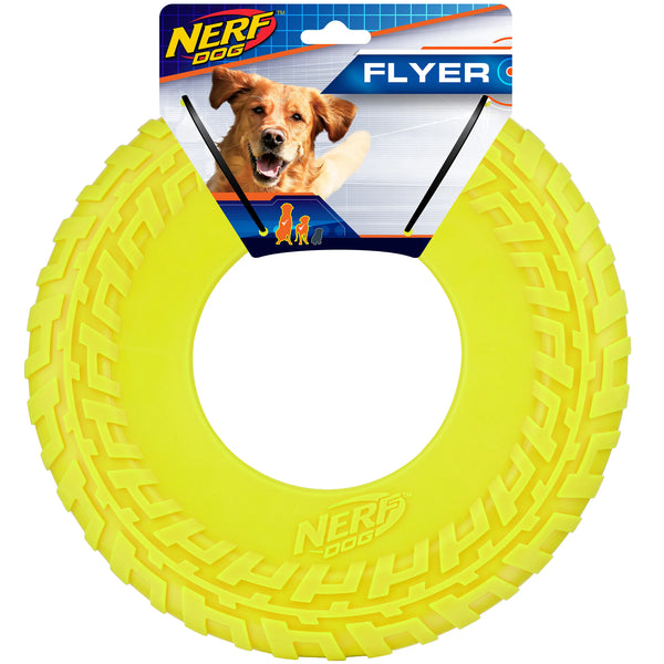 Frisbee Nerf Dog à texture de pneu 25,4 cm (10 po)