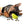 Ballon de football distributeur de régals Nerf Dog, vert, 12,7 cm (5 po)