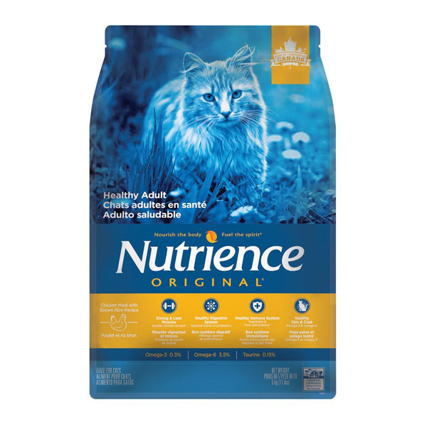 Nourriture pour chat gamme ORIGINAL Chats adultes en santé, Poulet avec riz brun