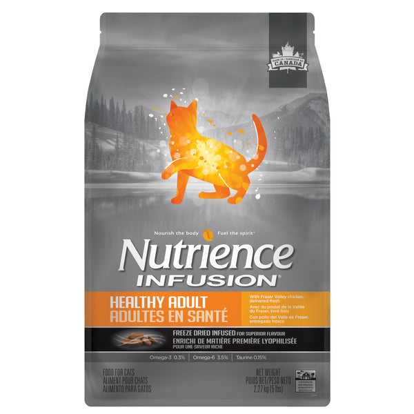 Nourriture pour chat gamme INFUSION Chats adultes en santé, Poulet