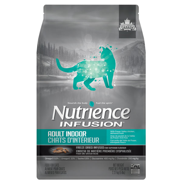 Nourriture pour chat gamme INFUSION Chats d’intérieur adultes, Poulet
