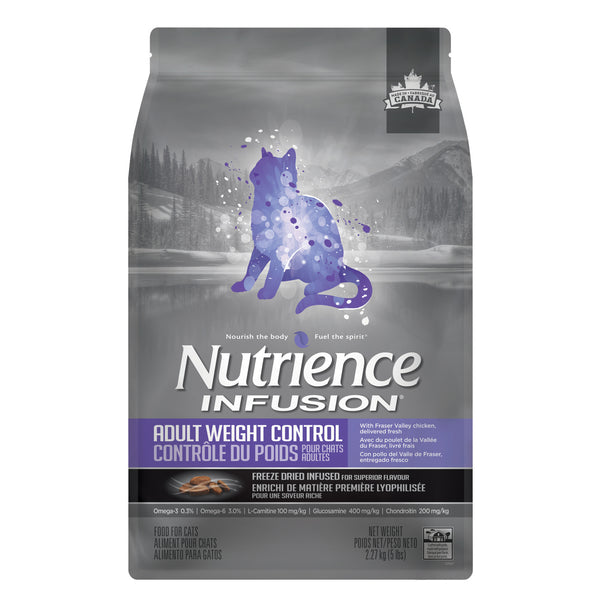 Nourriture pour chat gamme INFUSION Chats adultes, Contrôle du poids, Poulet