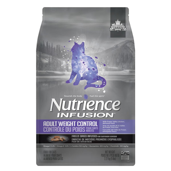 Nourriture pour chat gamme INFUSION Chats adultes, Contrôle du poids, Poulet