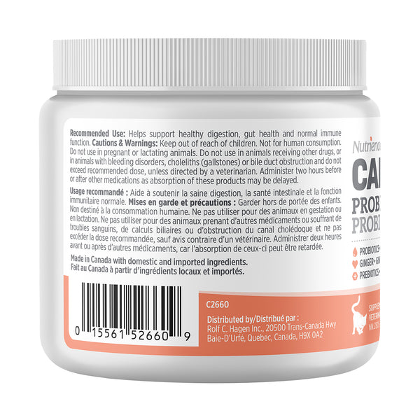 Suppléments Nutrience Care pour chats, Probiotique+, 180 g