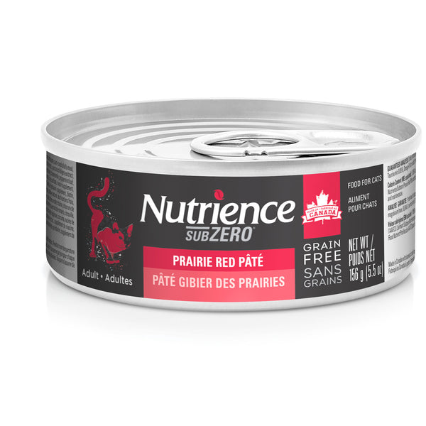 Pâté Nutrience SubZero pour chats, Gibier des Prairies, 156 g