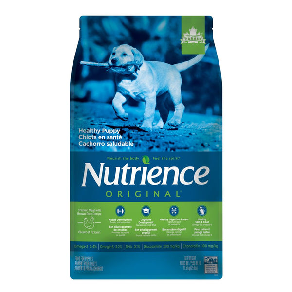 Nourriture Nutrience Original, Chiots en santé, Poulet et riz brun