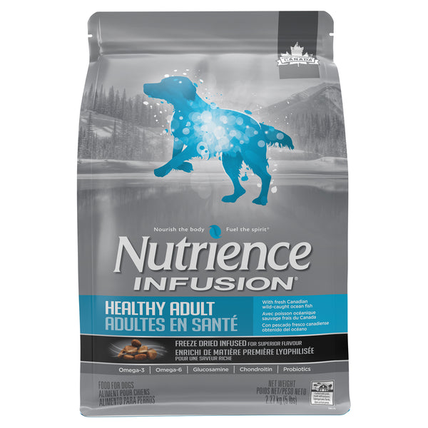 Nourriture Nutrience Infusion, Chiens adultes en santé, Poisson océanique