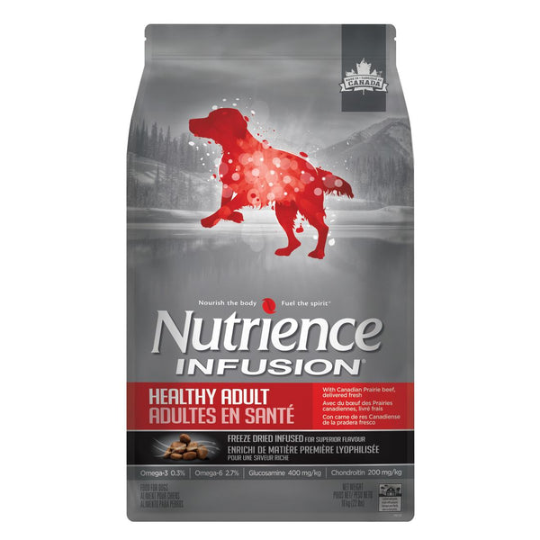 Nourriture Nutrience Infusion, Chiens adultes en santé, Bœuf