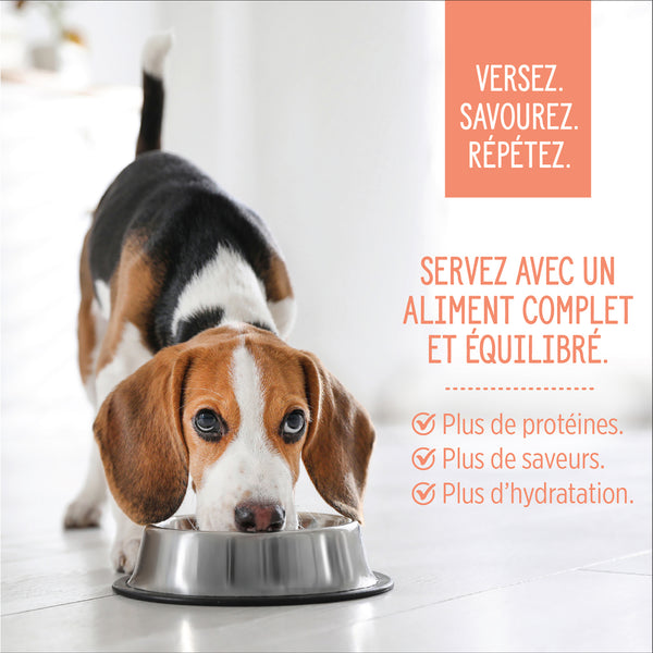 Garnitures Nutrience Style maison pour chiens, Saumon et riz rouge, 152 g