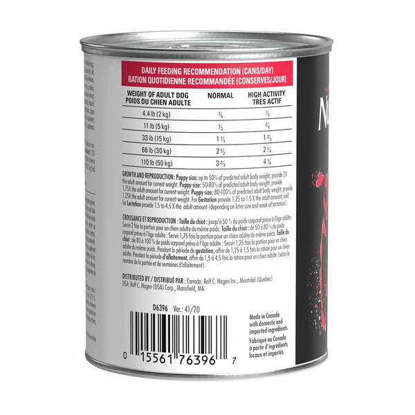 Pâté Nutrience SubZero pour chiens, Gibier des Prairies, 369 g