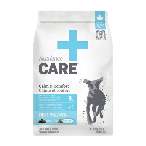 Nourriture Nutrience Care, Calme et confort pour chiens
