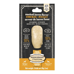 Gâteries pour chien, filets de poulet saveur de bacon 30 g - Animatout