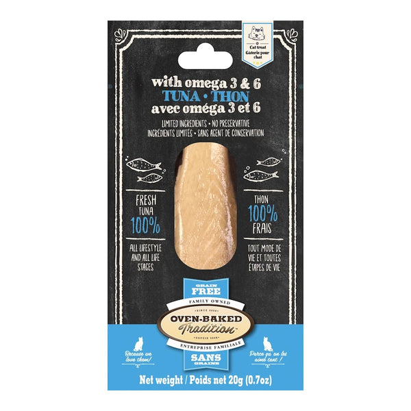 Gâteries pour chat, filet de thon oméga 3 et 6 - 20 g - Animatout