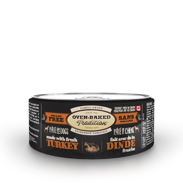 Nourriture en conserves pour chien adulte, pâté de dinde 5.5 oz