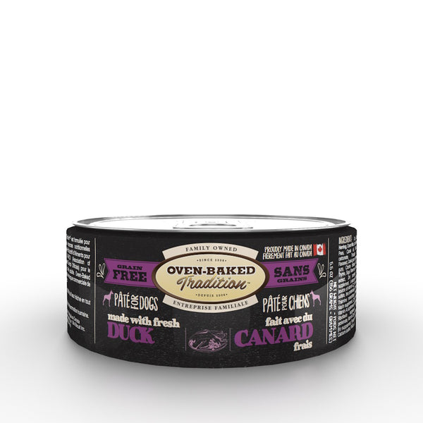 Nourriture en conserves pour chien adulte, pâté de canard