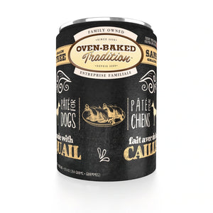 Nourriture en conserves pour chien adulte, pâté de caille 12,5oz - Animatout