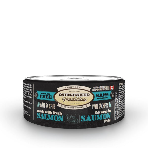 Nourriture en conserves pour chat adulte, pâté de saumon 5,5 oz - Animatout
