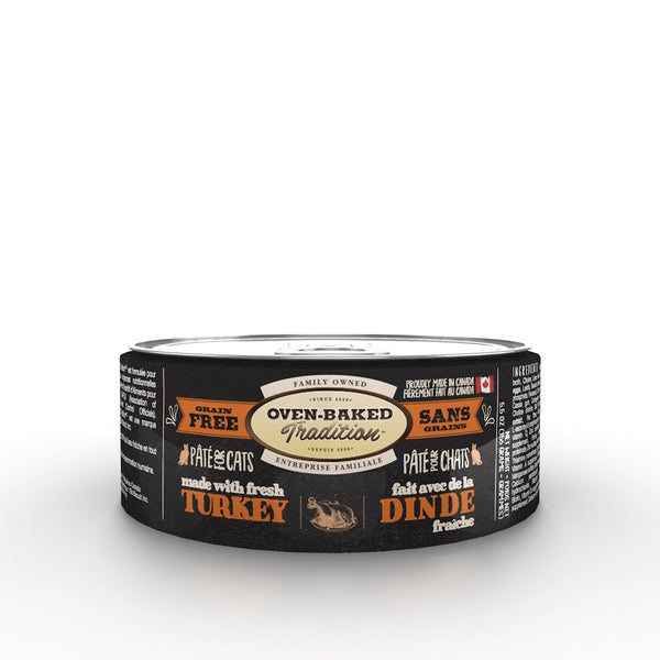 Nourriture en conserves pour chat adulte, pâté de dinde 5,5 oz - Animatout