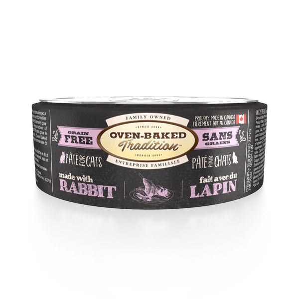 Nourriture en conserves pour chat adulte, pâté de lapin 5,5 oz - Animatout