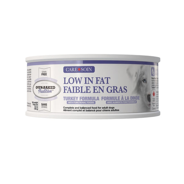Nourriture en conserves pour chien / faible en gras, pâté à la dinde