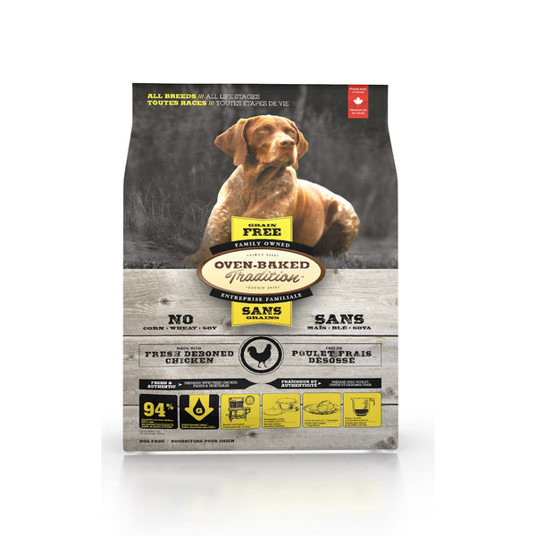 Nourriture sèche sans grains pour chien tout stade de vie - poulet