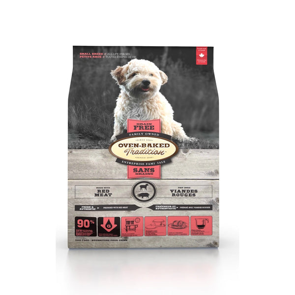Nourriture sèche sans grains pour chien de petite race tout stade de vie - viandes rouges