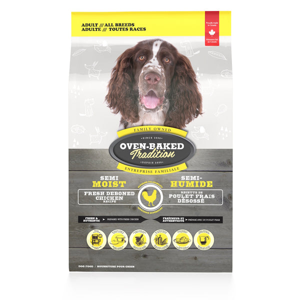 Nourriture semi-humide pour chien adulte - poulet