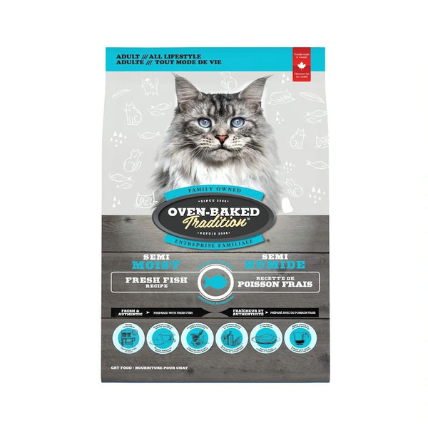 Nourriture semi-humide pour chat adulte - poisson
