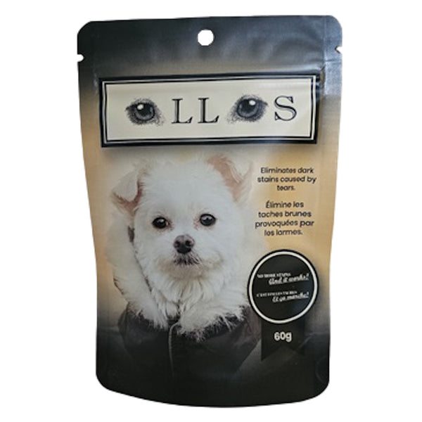Ollos, solution naturelle pour les yeux tachés des chiens