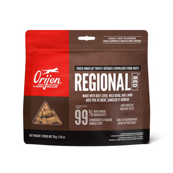Gâteries lyophilisées pour chat Regional Red 35 g
