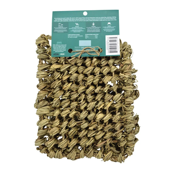 Timothy club - tapis cache-cache en foin timothy pour petits animaux, petit