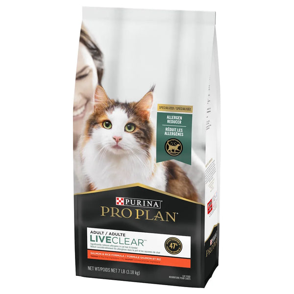 Nourriture pour chat LiveClear Formule Saumon et Riz - Animatout