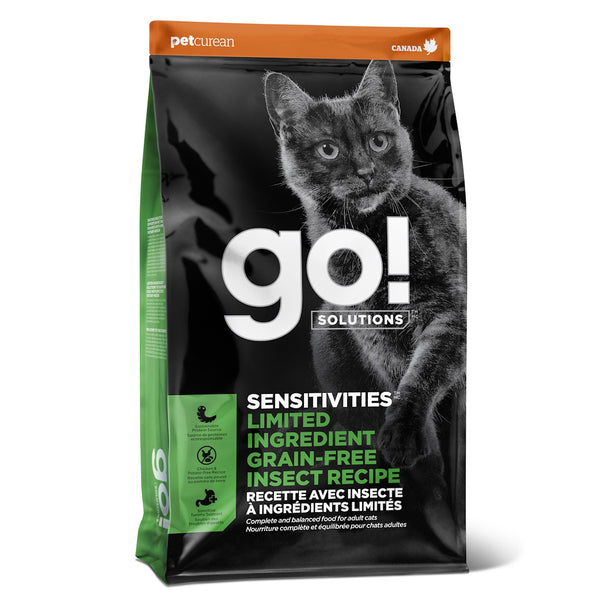 Nourriture sèche pour chat formule "Sensitivities" LID sans grains insecte