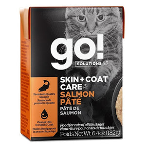 Nourriture humide pour chat tetra pak formule "Skin & Coat" pâté de saumon 6,4oz - Animatout