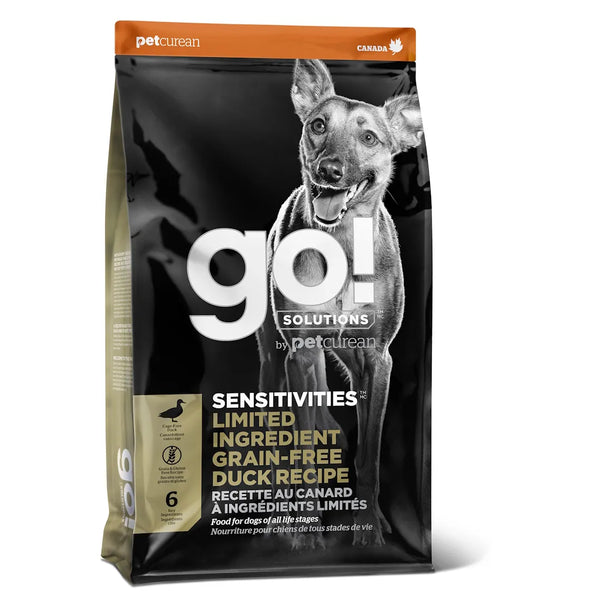 Nourriture sèche pour chien formule "Sensitivities" LID sans grains canard