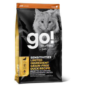 Nourriture sèche pour chat formule "Sensitivities" LID sans grains canard - Animatout