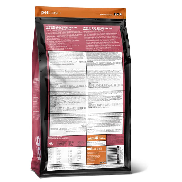 Nourriture sèche pour chat formule "Sensitivities" LID sans grains saumon