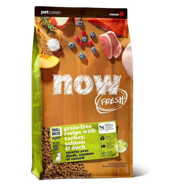 Nourriture sèche pour chien adulte petite race sans grains dinde, saumon et canard