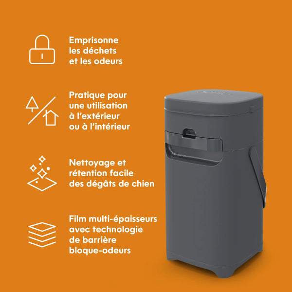 Poubelle à déchets pour chien