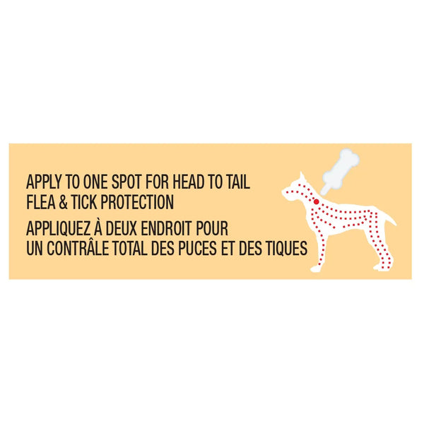 Traitement contre les puces, les tiques et les moustiques pour les chiens PowerSpot pour chien de plus de 30 lb