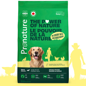 Nourriture pour chien adulte formule Original, grandes races - poulet avec avoine - Animatout