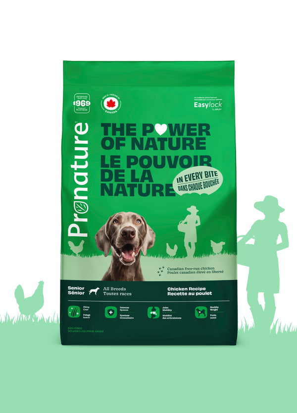 Nourriture pour chien sénior, formule Original, toutes races - poulet avec avoine