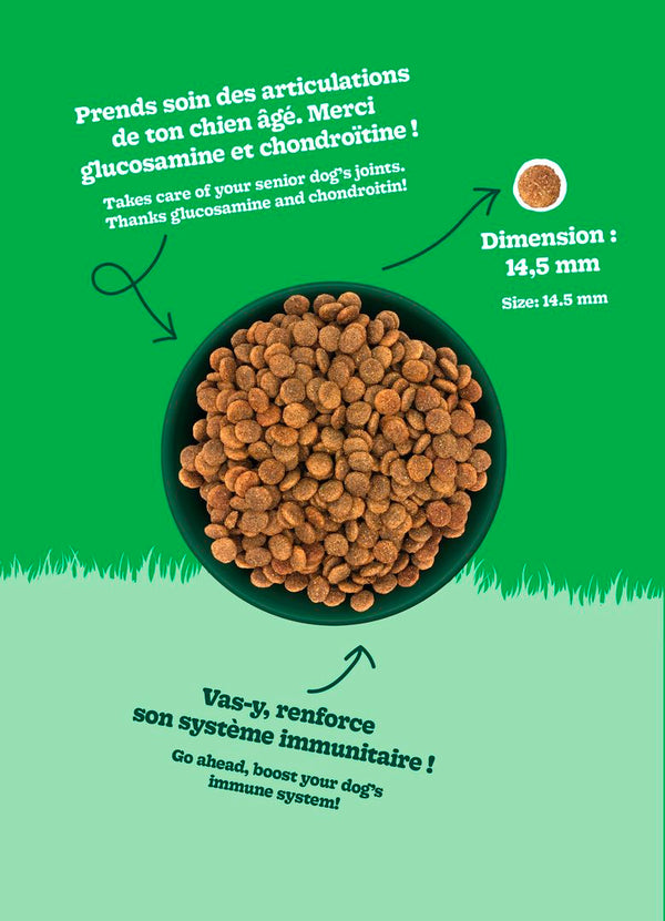 Nourriture pour chien sénior, formule Original, toutes races - poulet avec avoine