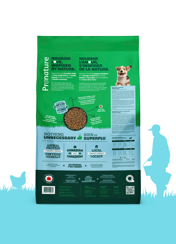 Nourriture pour chiot formule Original, toutes races - poulet avec avoine - Animatout