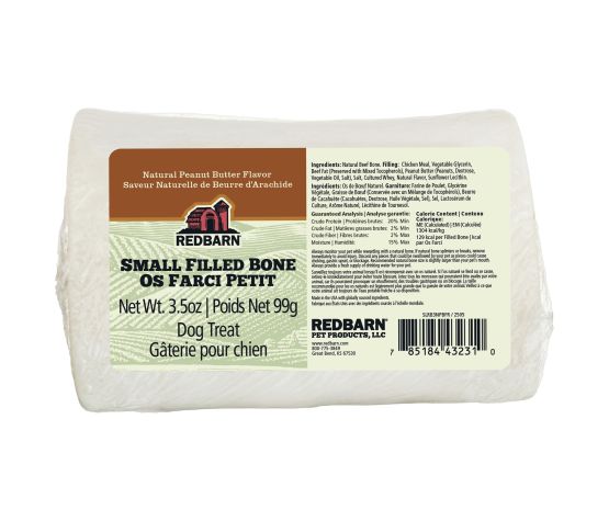 Os naturel fémur farci, saveur de beurre d'arachides