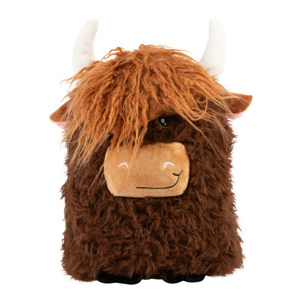 Jouet en peluche pour chien « Comfort Jumbo » Vache des highlands très-grande