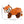 Jouet en peluche pour chien « Scampers » Panda roux moyen